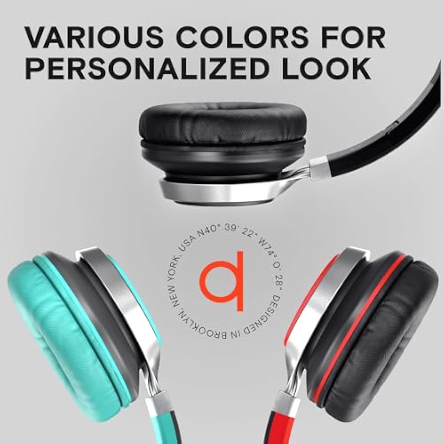 Cl750 Wired Headphones With Mic & Volume Control — Noise Isolating Computer He