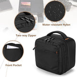 Double Layer Photo Printer Case Compatible With Canon Selphy Cp1500/Cp1300/Cp1200, Portable Printer Camera Storage Bag With Multiple Pockets, Bag Only