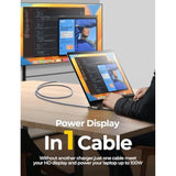 Usb C To Usb C 3.2 Gen 2 Cable, 6.6Ft 10Gbps Usb C Data Cable For Iphone 16 Pro, 4K Monitor Usb C Video Cable 100W Pd Fast Charging Compatible With Thunderbolt 3, Iphone 16, Macbook Pro