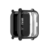 Screen Protector Case Compatible With Amazfit Gts 2 Mini/Bip U Pro Smartwatch Accessories Covers Scratched Resistant Full Protective Cover For Gts 2 Mini (Black+Gray+Clear)