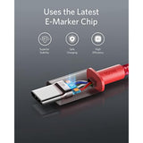 Anker 333 USB 2.0 Type C Charging Cable (6ft 100W, 2-Pack),Fast Charge for Mac
