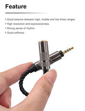 Headphone Adapter 3.5mm Male to 2.5mm Female Adapter for 2.5mm Cable Connected to 3.5mm Player Device High Stereo Audio Converter OFC Cable with