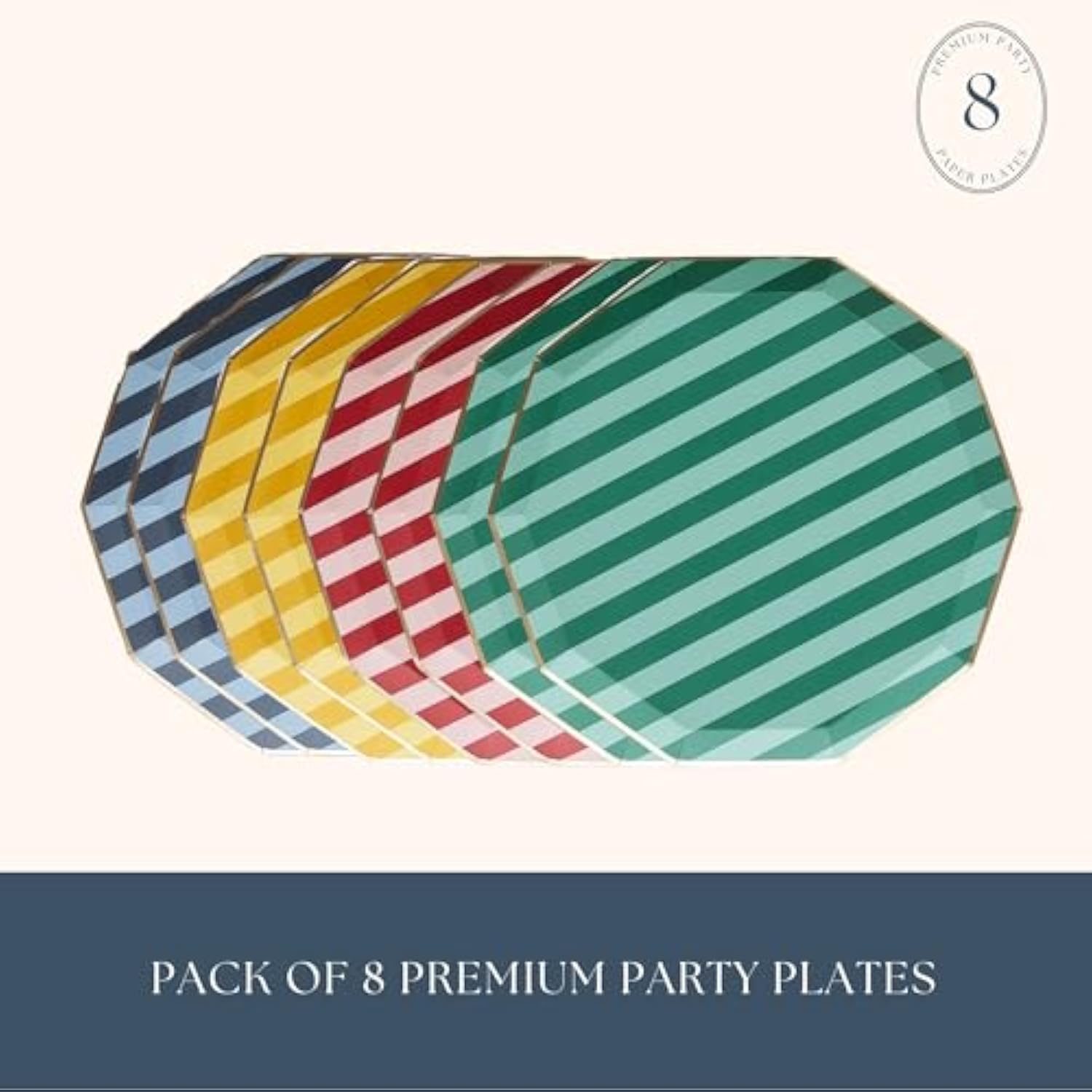 Harry Potter Paper Plates | Hogwarts House Large Paper Plates | Harry Potter Party Supplies & Decoration | Dinner Plates | Gifts For Birthdays, Christmas, And Holidays | 8 Pack (10.5")