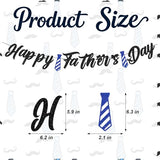 Happy Fathers Day Banner - Glitter Father's Day Decor Sign Banner Backdrop Background for Party - Fathers Day Decorations Party Theme Event Celebration Supplies
