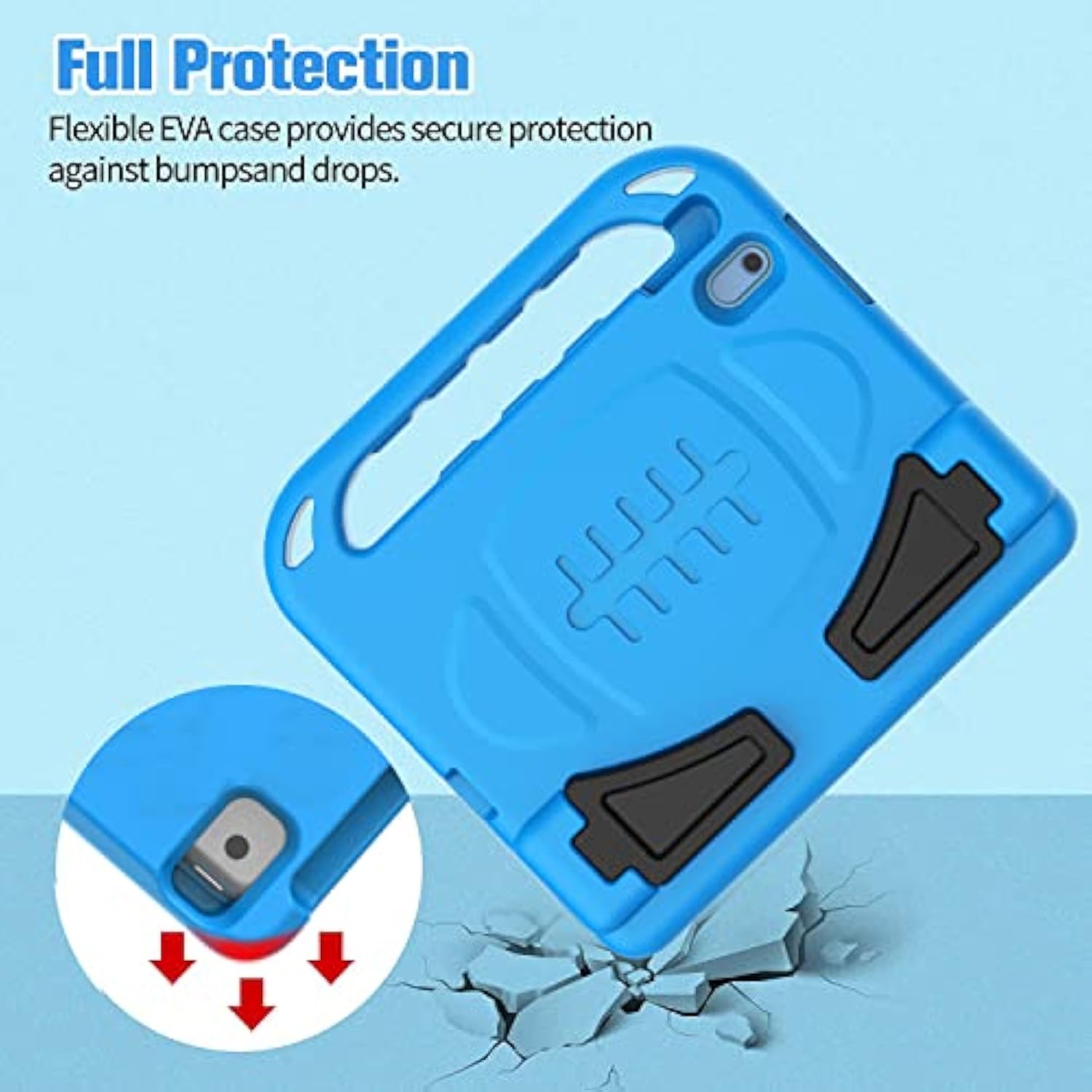 Kids Case For Ipad 10Th Generation 10.9 Inch 2022 - With Built-In Screen Prote