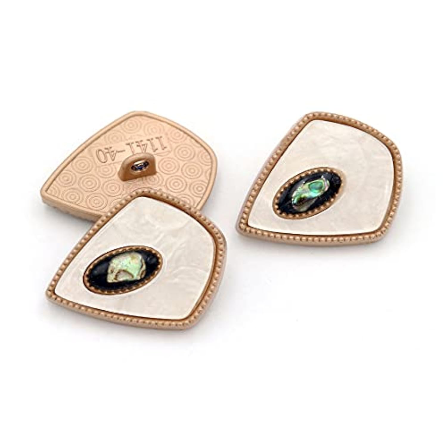 5 Pcs Metal Buttons With Single Hole Sewing Button Coat Buttons For Cl