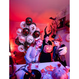 50Pcs 12" Bloody Halloween Balloons - Horror Blood Handprint Zombie Latex Party Decor