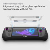 Spigen Tempered Glass Screen Protector [GlasTR EZ FIT] designed for ASUS ROG Ally X - 2 Pack