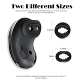 4 Pairs Silicone Ear Tips Replacement Galaxy Buds Live Earbuds Accessories (Black)
