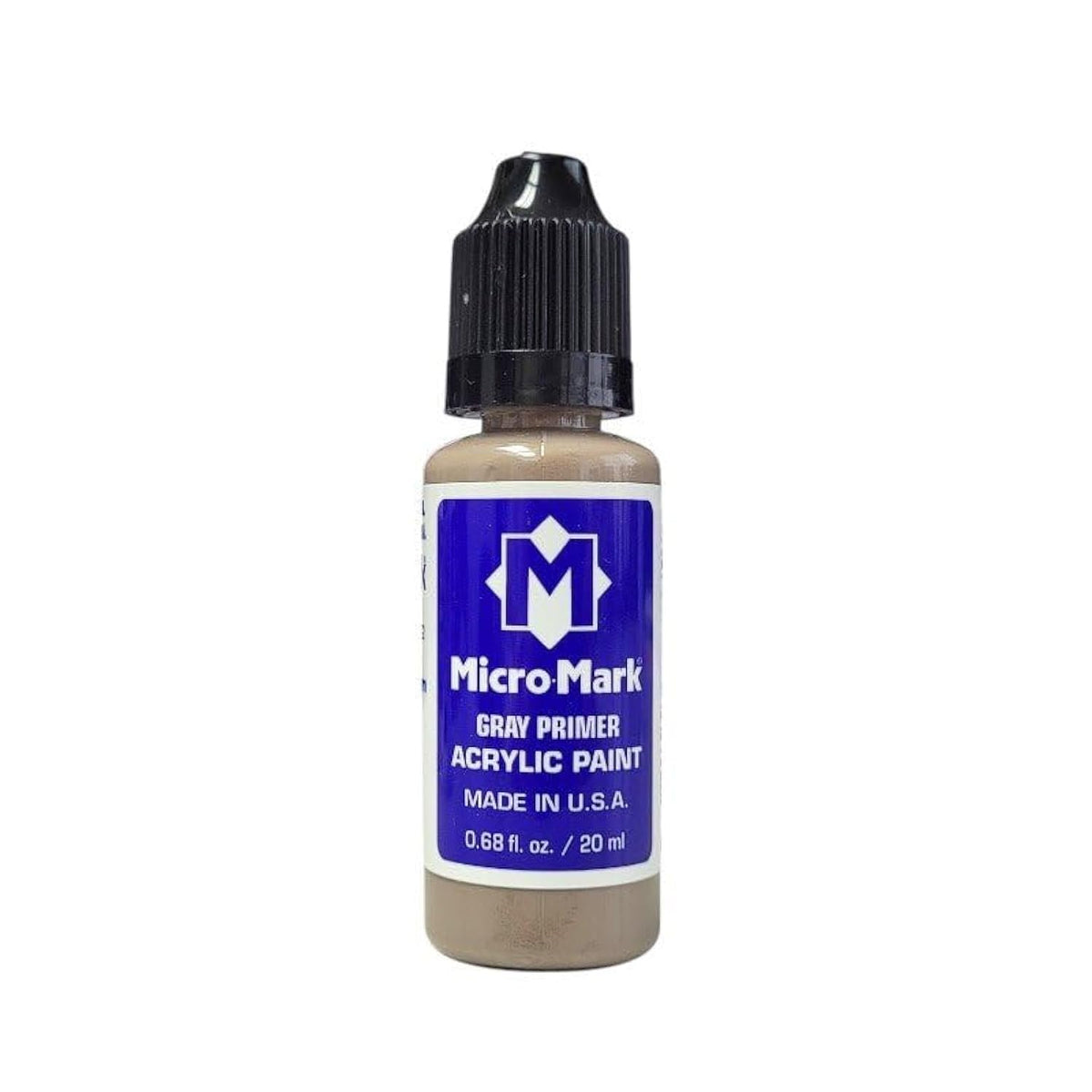 Micro-Mark Gray Primer Acrylic Paint, 20ml