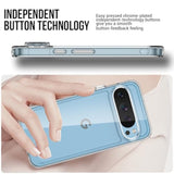 Pixel 9 Pro XL Case with Tempered Glass, Airbags, Shockproof, Crystal Clear