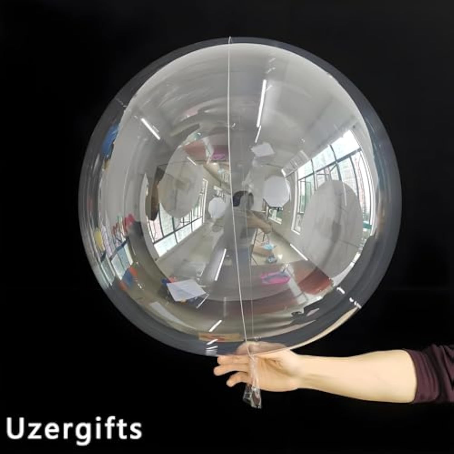 Bobo Balloons 25 Packs, 24 Inch Helium Style Transparent Bubble Bobo Balloons For Led Light Up Balloon, Gifts For Christmas,Wedding,Birthday Party Decorations (Led String Not Included) (25 Pcs)