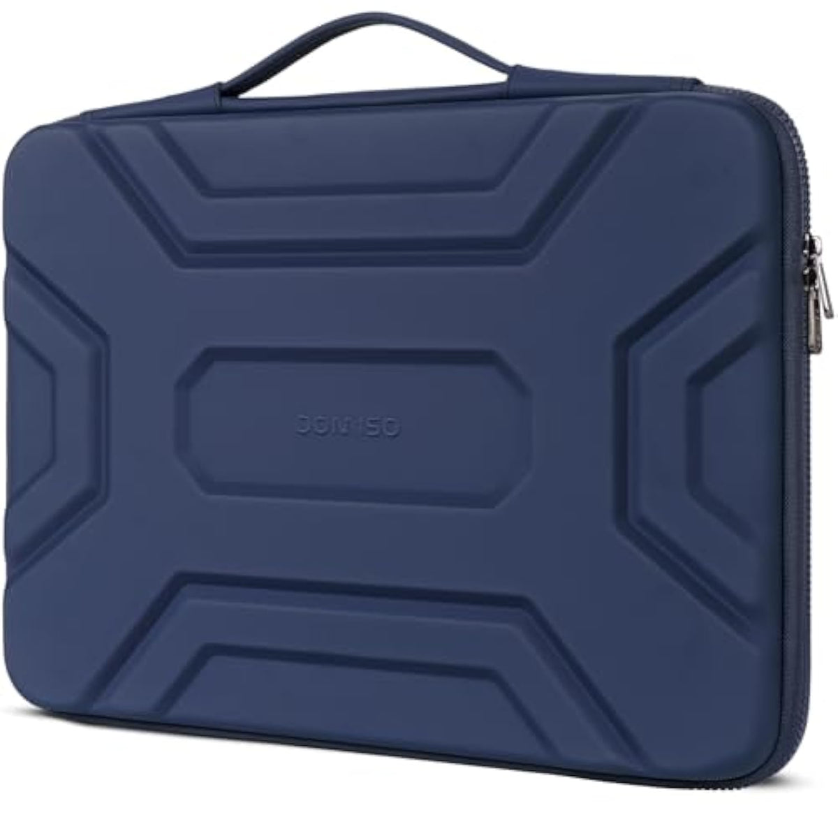 17 Inch Laptop Sleeve With Handle Shockproof Computer Bag Waterproof Eva Protective Carrying Case For 17.3" Hp Dell Asus Lenovo Laptop, Dark Blue