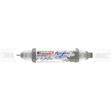 5400 Acrylic 3D Double Liner - Grey - 1 Acrylic Colour Tube - 2 Nozzles 2-3,5-10Mm - Acrylic Paint For Canvas, Painting Boards And Wood - Waterproof Acrylics In Artist-Quality Colours