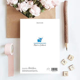 Greeting Bon Voyage Mountain Peak Gift Sealed Greeting Card Plus Envelope Blank Inside