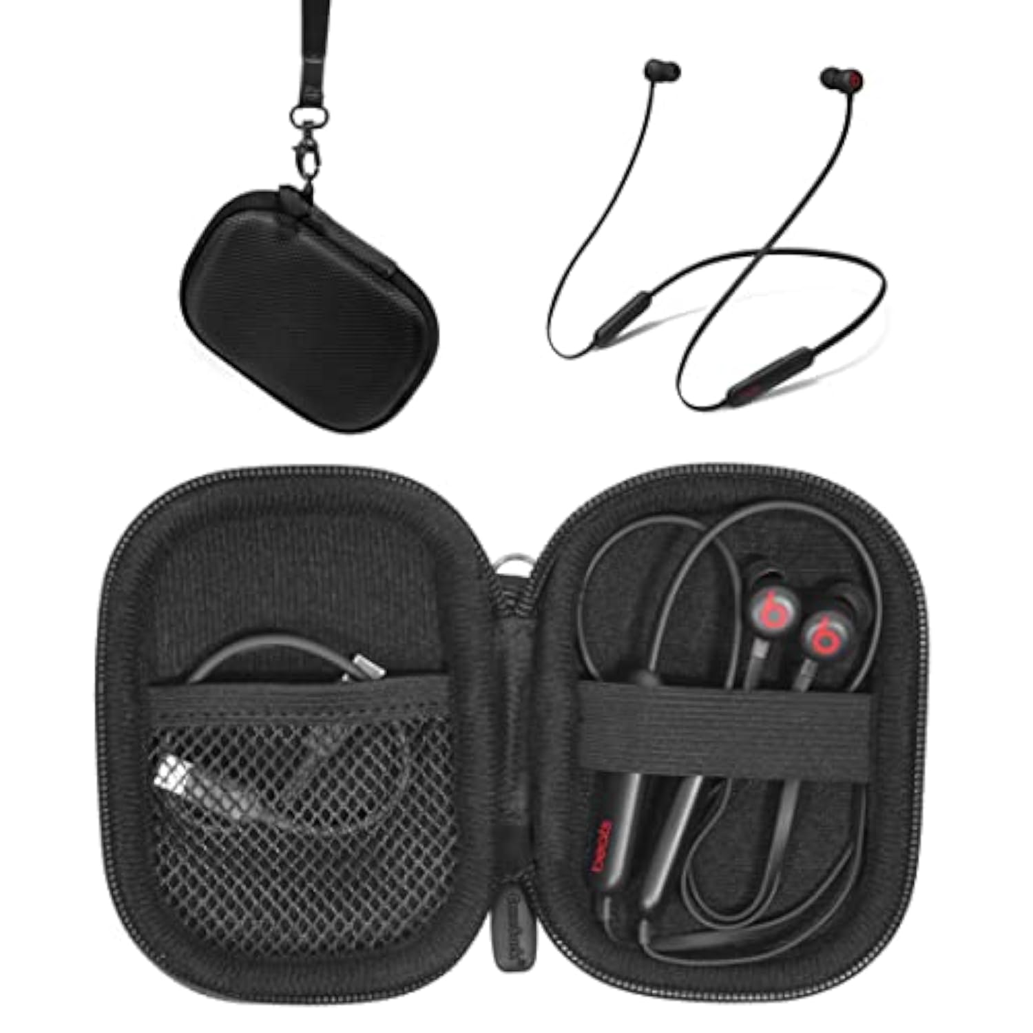 Case For Beats Flex Wireless Earbuds. Also For Powerbeats High-Performance Wireless Earbuds.