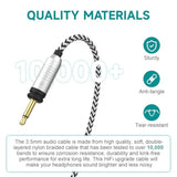 Focal Replacement Cable With 6.35Mm Adapter Compatible With Focal Elear Elegia Clear Stellia Celestee Headphones Replacement Audio Cable 4Ft