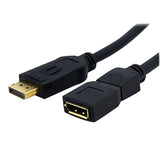 StarTech.com 6 ft DisplayPort Video Extension Cable - M/F - 6ft DP Cable - 6ft