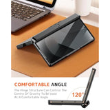 For Samsung Galaxy Z Fold 7 Case With Privacy Screen Protector,Hinge Protective Invisible Kickstand Ultra Slim Heavy Duty Rugged Shockproof Leather Cover For Samsung Galaxy Z Fold 7 Black