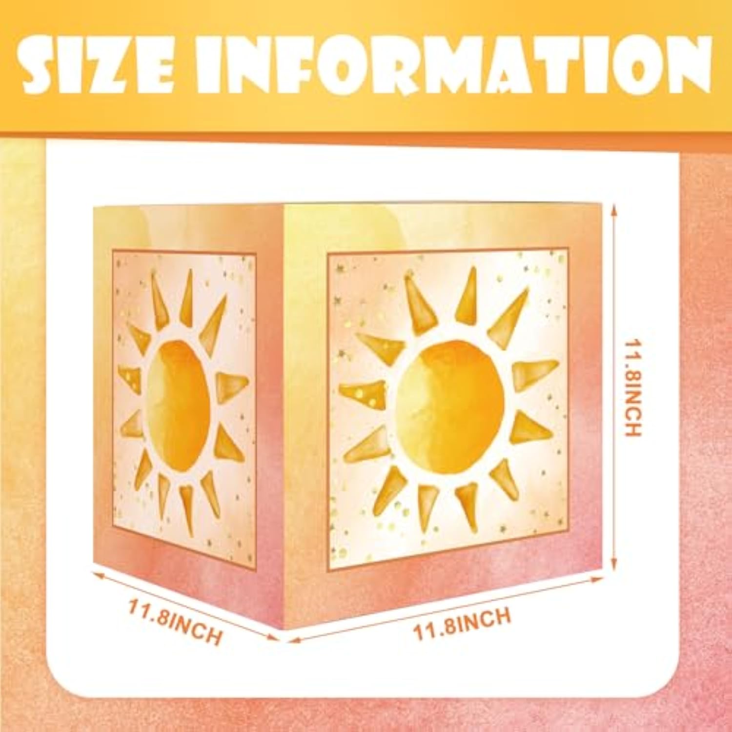 3-Pc Balloon Boxes with Letters for 1st Birthday Cake Smash and Photo Props