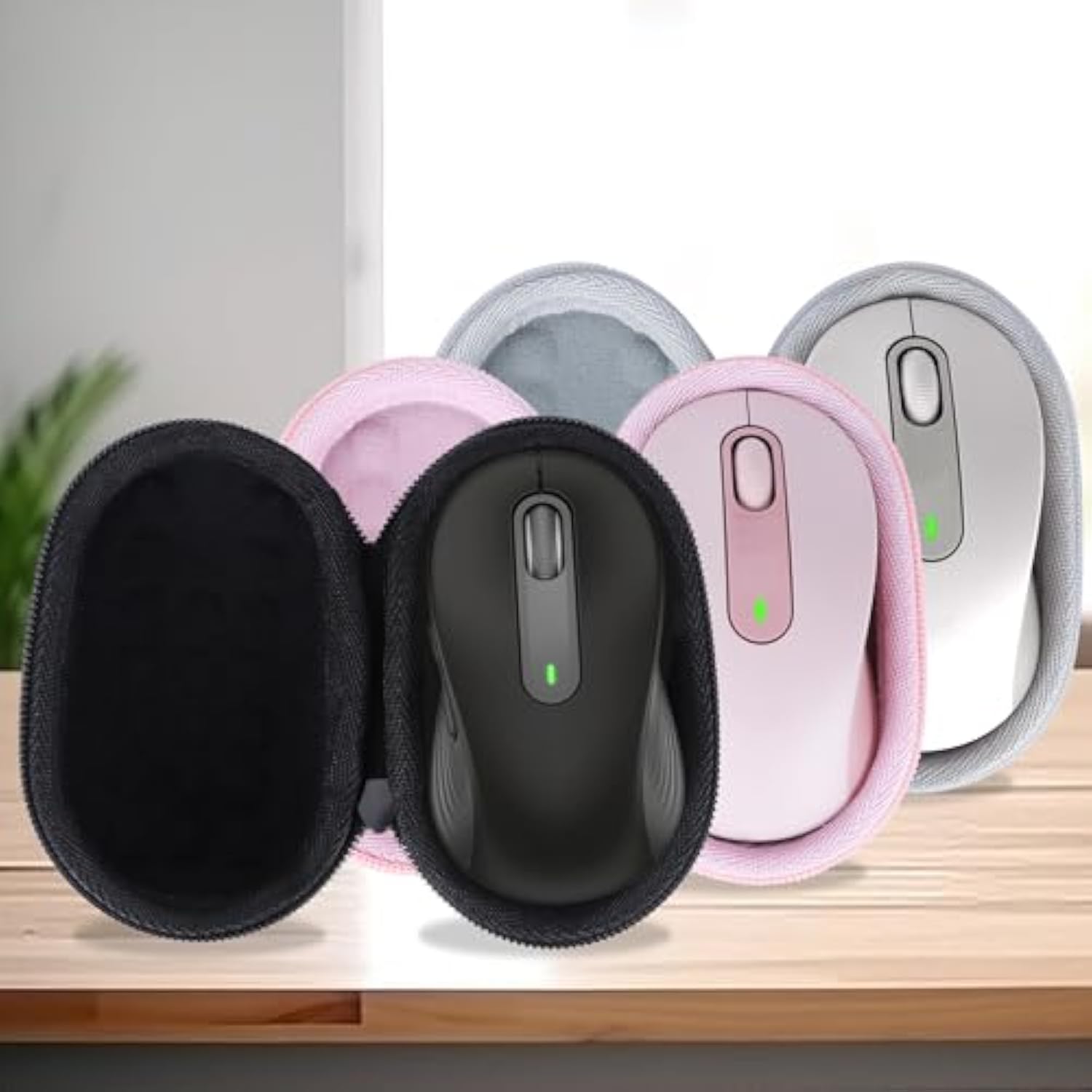 Storage Case Compatible With Logitech Signature M650 / M550 Mouse (Black Case)