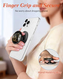 Magnetic Phone Grip Compatible with MagSafe - Magnet Phone Grip Stand Magnetic Removable Finger Ring Holder Kickstand Cute Magnet Accessories for