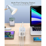 Usb Charger 12-Ports Charging Station For Multiple Devices Usb Wall Charger Power Hub Strip Smart Plug Charging Dock Block For Iphone Xs/Xr,Ipad,Ipod,Galaxy S9/S8,Smart Phones 60W