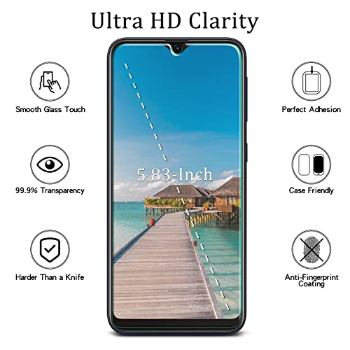 [2 Pack Designed for  Galaxy A10e/ A10E Tempered Glass Screen Protector, 9H Hardness, Bubble Free, Anti Scratch