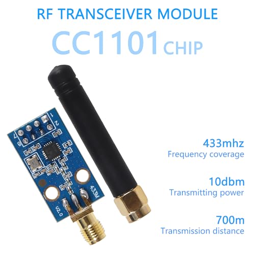 Cc1101 Wireless Module With Sma Antenna Wireless Transceiver Module 315/433/868/915Mhz
