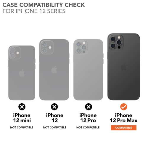 - iPhone 12 Pro Max Case, Rugged Series, Magnetic Protective  Gear, iPhone Cover with RokLock Twist Lock, Dual Magnet, Drop Tested Armor (Black)