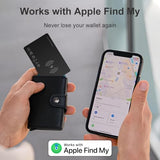Apple Mfi Certified Wallet Tracker, Works With Apple Find My, Rechargeable 0.07In Ultra-Slim Tracking Card, Item Locator For Wallet, Luggage, Passports, Purse