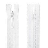 18” Invisible White Zipper 18 Inch Invisible Zipper White Sewing Zippe