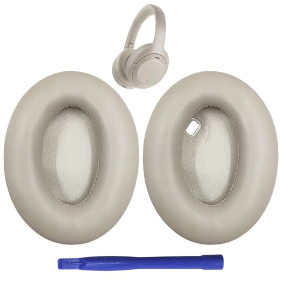 Replacement Earpads For Sony Wh-1000Xm4 (Wh1000Xm4) Headphones, Ear Pads Cushions With Noise Isolation Foam, Added Thickness, Without Affecting Sensor(Gold)