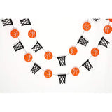 Basketball And Hoop Garland Decorations – Sports-Themed Banner For Game Day Parties, Team Celebrations, Tournaments, Sports Bars, Athlete Events, Or Basketball-Themed Room And Event Décor