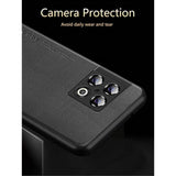 For Oneplus 10 Pro Case 5G, Soft Tpu Artificial Leather Back, Extremely Light Ultra-Light Cover, Anti-Fingerprint-Scratch Camera Protection Phone Case For Oneplus 10 Pro (Black)