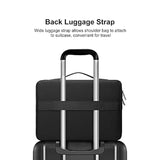 MOSISO 360 Protective Laptop Sleeve Bag Compatible with MacBook Air/Pro, 13-13.3 inch Notebook, Compatible with MacBook Pro 14 inch M4 M3 M2 M1 2024 2023 2022 2021 with 2 Same Front Pockets&Belt,Black