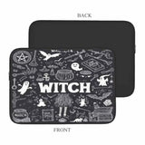 Laptop Sleeve Bag 15.4 15.6 Inch,Witch Halloween Witchcraft Black Magic Palmistry Protective Polyester Computer Cases Laptop Cover Briefcase Bag Tablet Travel Cover