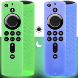 Firestick Remote Cover Case Glow in the Dark for Fire TV Stick 4K 2 Pack