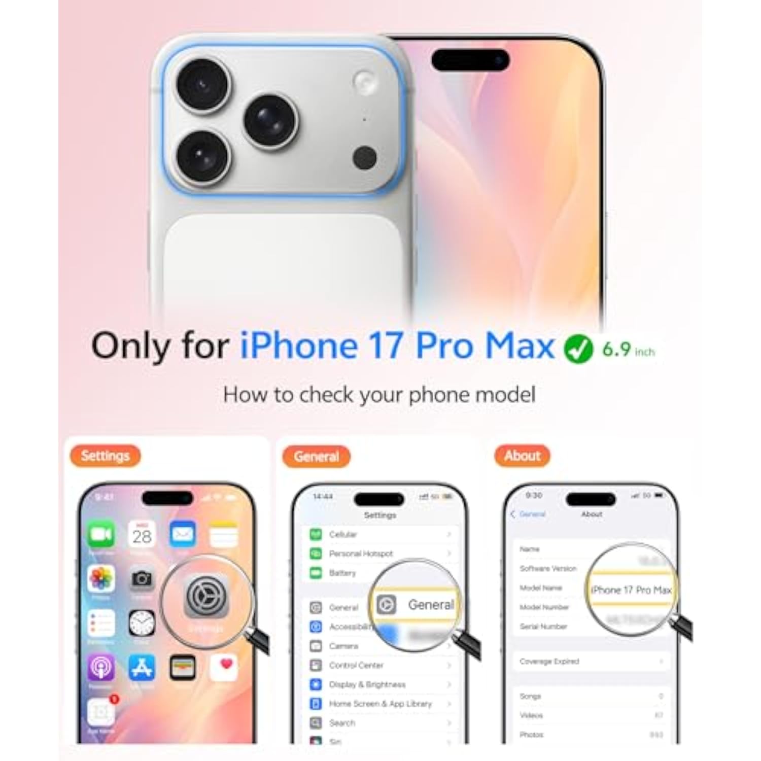 iPhone 17 Pro Max Magsafe Case with Screen Protector
