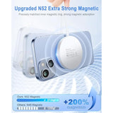 Magnetic Wireless Charger Fast Mag Safe Charger Compatible With Iphone 16/15 Pro Max/15 Pro/15/15 Plus/14/13/12 Series, 2024 Upgraded Mag-Safe Led Charging Pad With 20W Type-C Adapter (White)