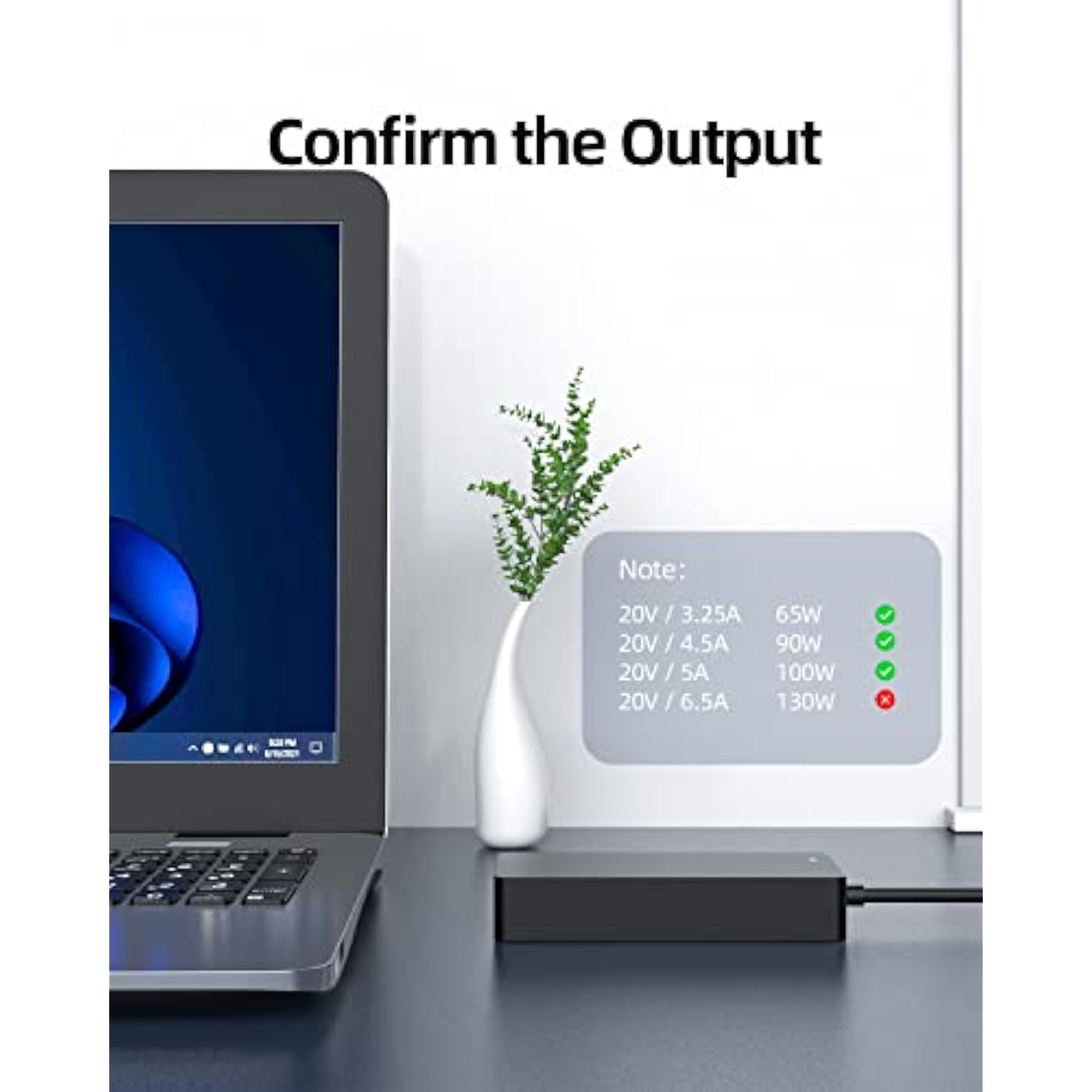 Ac Charger Fit For Asus Zenbook Vivobook Rog Flow X13 Z13 A20-100P1A Gv301Qe G