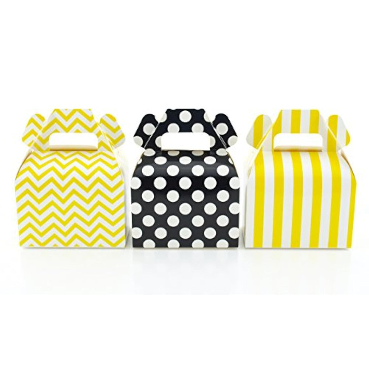 Bumblebee Party Mini Favor Boxes (36 Pack) - Yellow & Black Bumble Bee Party Decorations, Birthday Favor Candy Boxes, Honey Bee Party Supplies
