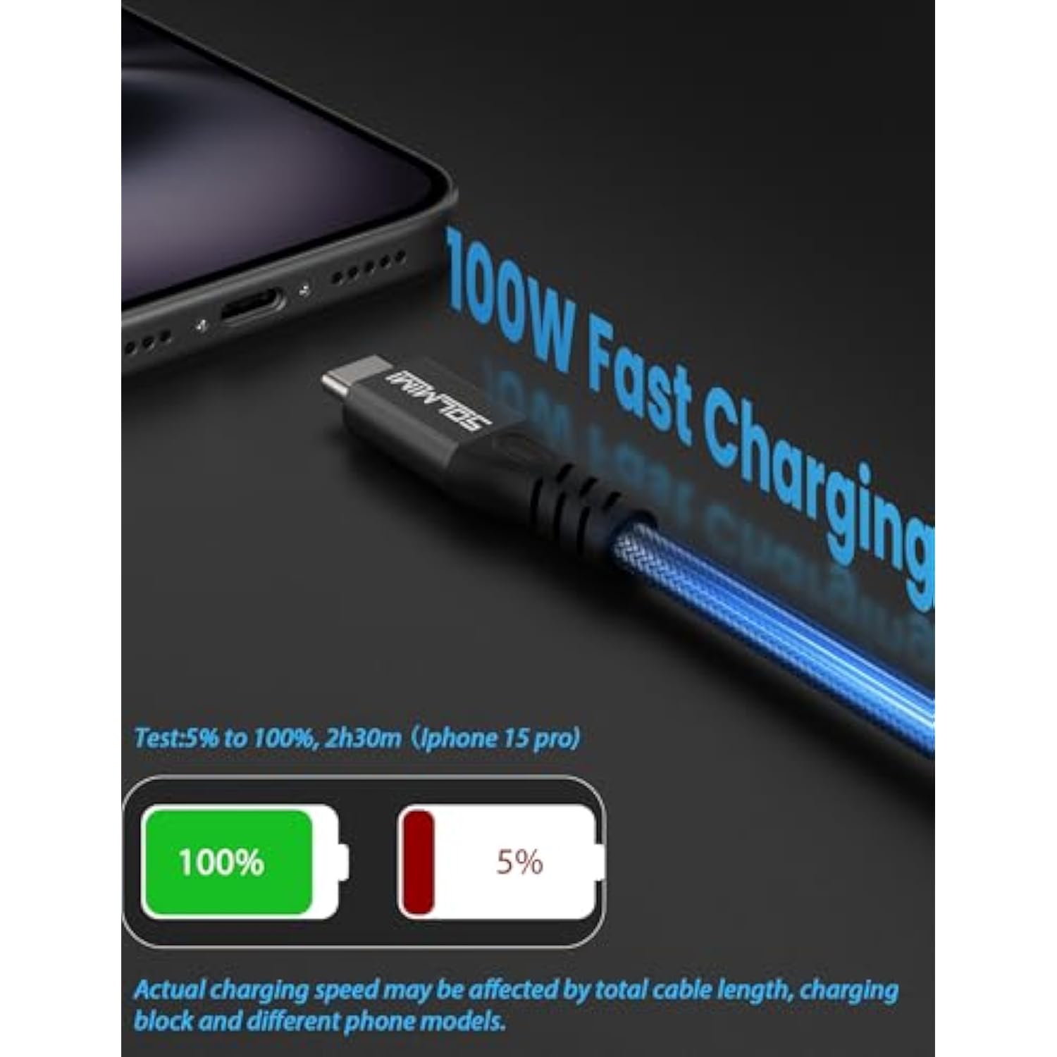 Usb C Extension Cable, Usb Type C 3.2 Extender Male To Female 100W & 20Gbps Data& 4K@60Hz Video Sync Compatible With Usbc Phone Tablet Laptop Hub/Iphone15 16/Magsafe Charger And More 3.9Ft