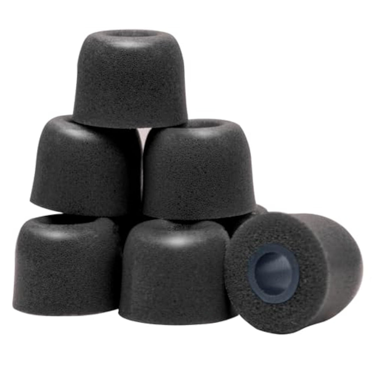 Memory Foam Replacement Earbud Tips For Kz Zs10 Pro X Zsn, Sennheiser Ie 200, Tv Headset, Iem Earphones, In Ear Headphone Tips. 3 Pairs-Small/Medium/Large, Black