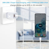 Fast Phone Charger For Iphone 17, 17 Pro, 17 Pro Max, 17 Air, 16E, 16, 16 Plus, 16 Pro Max, 16 Pro, 15 Series, Samsung Galaxy S25 S24 S23 Fe Edge Ultra 5G, Wall Power Adapter With Usb C To C Cable