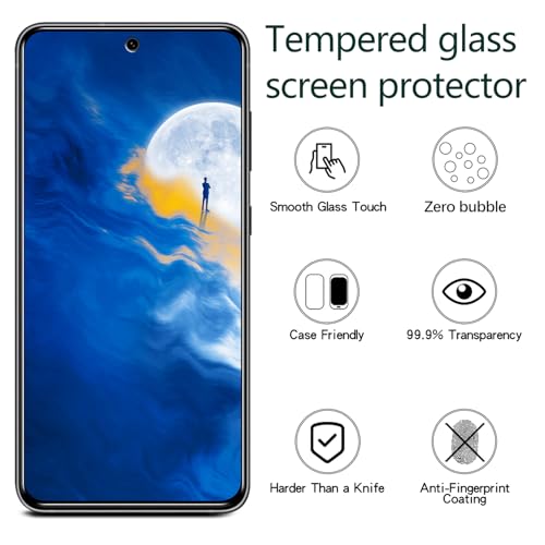 2 Pack Privacy Screen Protector For Samsung Galaxy S21 Fe 5G Anti Spy Private Tempered Glass, Anti-Scratch, Bubble Free