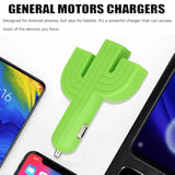 Cactus 3Usb Car Mount Charger, 12-24V Three Port Automotive Phone Charger Adapter, Compatible With 8 11 12 Plus Pro Max S9 S10 Note9, Universal For Suv, Truck, Rv, Van, Office, Home