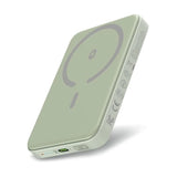 Magnetic Power Bank, 0.5''Ultra Slim 5000Mah Wireless Portable Charger With Usb C Cable 20W Pd Fast Charging, For Magsafe Battery Pack For Iphone 16/16 Pro/16 Pro Max/15/14/13/12 Series,Green