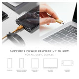 Native Union Type-C Belt Cable - USB-C to USB-C 4ft Ultra-Strong Charging Cable Compatible with iPhone Air, 17, 17 Pro, 17 Pro Max, iPad Pro, iPad Air, Galaxy S25, Flip 7, Fold 7 (Kraft)