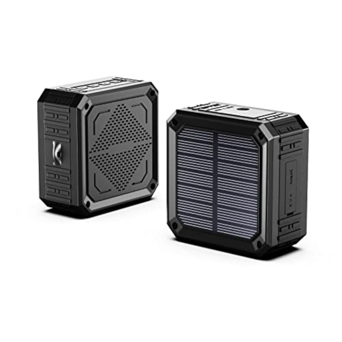 Solar Speaker Portable Ipx6 Waterproof Bluetooth Speaker 15 Hours Playtime Rich Stereo Bass Shockproof Dustproof For Home & Outdoor (1-Pack)